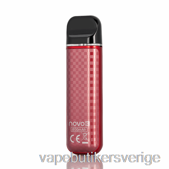 Vape Sverige Smok Novo 3 25w Podsystem Röd Kolfiber